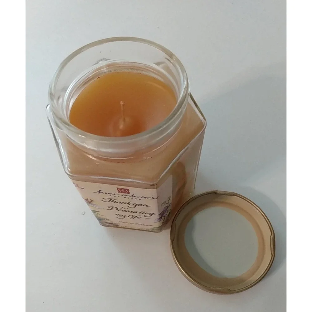 VTG Home Interiors Jar Candle Tropical Blend Scented New Never Burned Gift 4